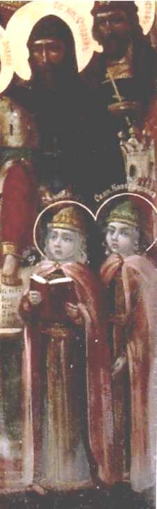Фрагмент иконы собора Смоленских святых (588 К)