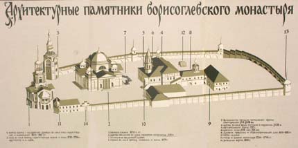 Архитектурные памятники Борисоглебского монастыря